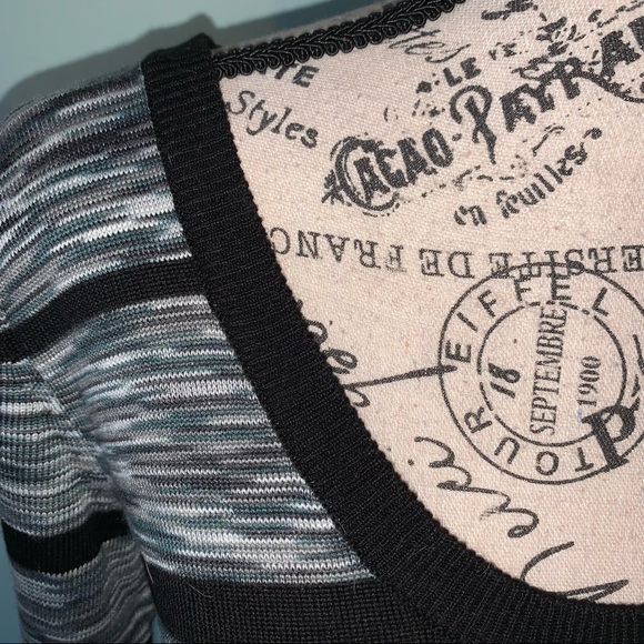 Calvin Klein Black and Gray Ladies Dress Size Medium - Picture 7 of 14